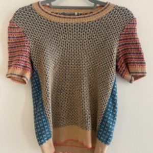 Multicolored shirt / sweater, Anthropologie, Size S